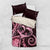 New Zealand Valentine Bedding Set Aroha Sweet Pink Piwakawaka