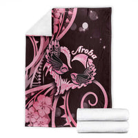New Zealand Valentine Blanket Aroha Sweet Pink Piwakawaka LT05 - Polynesian Pride