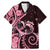 New Zealand Valentine Family Matching Mermaid Dress and Hawaiian Shirt Aroha Sweet Pink Piwakawaka