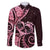 New Zealand Valentine Family Matching Puletasi and Hawaiian Shirt Aroha Sweet Pink Piwakawaka