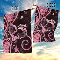 New Zealand Valentine Garden Flag Aroha Sweet Pink Piwakawaka LT05 - Polynesian Pride