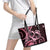 New Zealand Valentine Leather Tote Bag Aroha Sweet Pink Piwakawaka