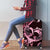 New Zealand Valentine Luggage Cover Aroha Sweet Pink Piwakawaka