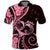 New Zealand Valentine Polo Shirt Aroha Sweet Pink Piwakawaka