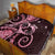 New Zealand Valentine Quilt Aroha Sweet Pink Piwakawaka