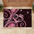 New Zealand Valentine Rubber Doormat Aroha Sweet Pink Piwakawaka