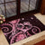 New Zealand Valentine Rubber Doormat Aroha Sweet Pink Piwakawaka