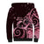 New Zealand Valentine Sherpa Hoodie Aroha Sweet Pink Piwakawaka