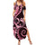 New Zealand Valentine Summer Maxi Dress Aroha Sweet Pink Piwakawaka