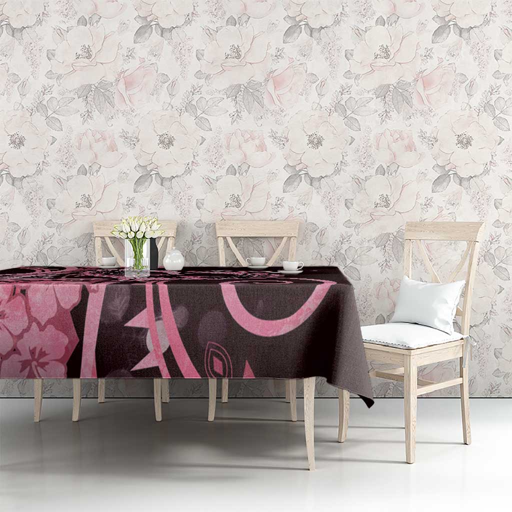 New Zealand Valentine Tablecloth Aroha Sweet Pink Piwakawaka LT05 - Polynesian Pride