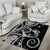 New Zealand Valentine Area Rug Aroha Gray Piwakawaka