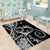 New Zealand Valentine Area Rug Aroha Gray Piwakawaka