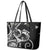 New Zealand Valentine Leather Tote Bag Aroha Gray Piwakawaka