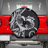 New Zealand Valentine Spare Tire Cover Aroha Gray Piwakawaka LT05 - Polynesian Pride