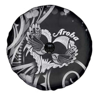 New Zealand Valentine Spare Tire Cover Aroha Gray Piwakawaka LT05 - Polynesian Pride