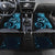 New Zealand Valentine Car Mats Aroha Cyan Piwakawaka