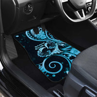 New Zealand Valentine Car Mats Aroha Cyan Piwakawaka LT05 - Polynesian Pride