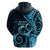 New Zealand Valentine Hoodie Aroha Cyan Piwakawaka