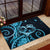 New Zealand Valentine Rubber Doormat Aroha Cyan Piwakawaka