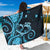 New Zealand Valentine Sarong Aroha Cyan Piwakawaka