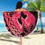 Alofa Samoa Valentine Red Beach Blanket Love Is The Greatest Thing