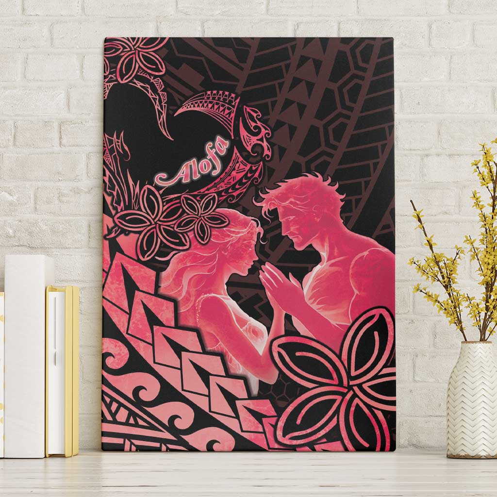 Alofa Samoa Valentine Red Canvas Wall Art Love Is The Greatest Thing