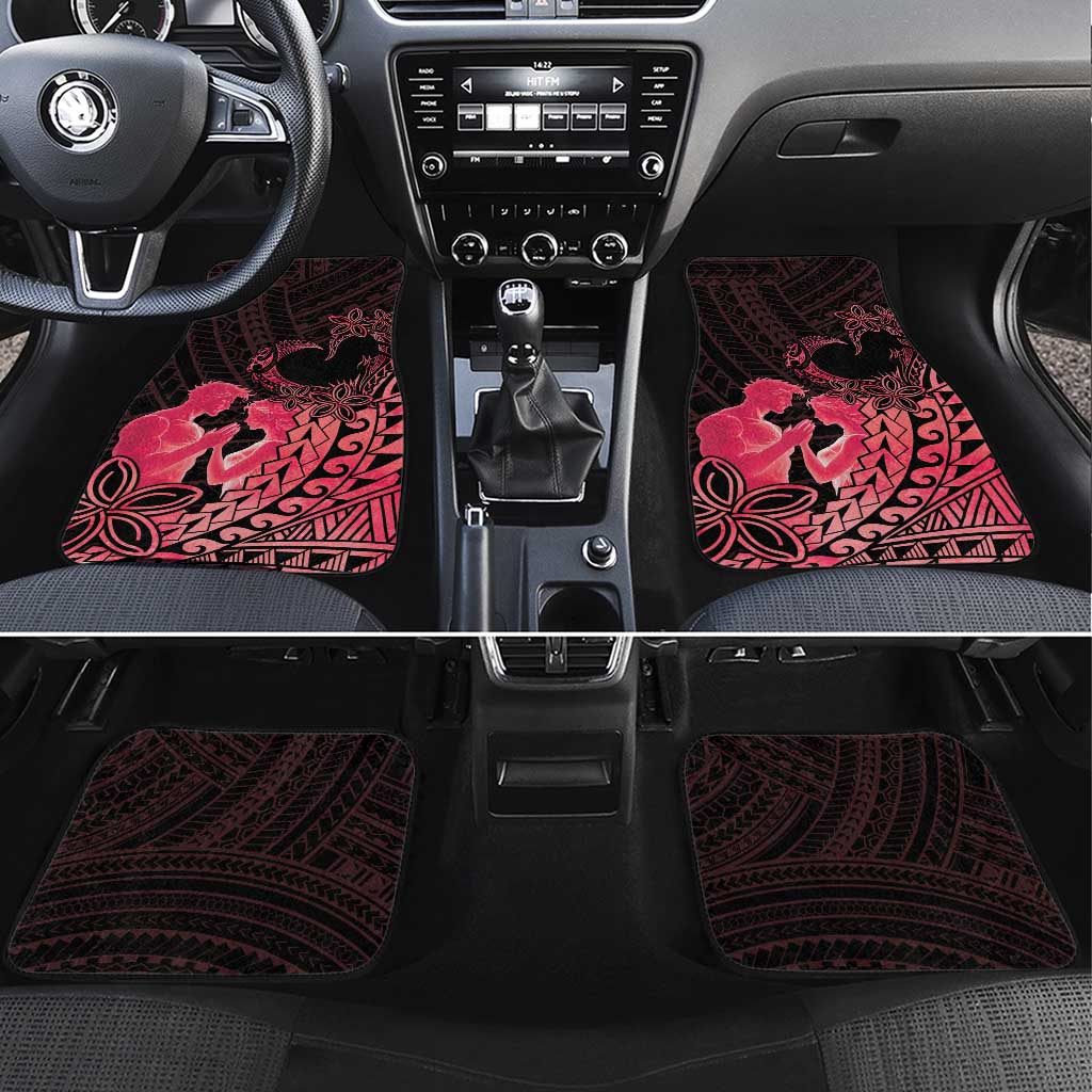 Alofa Samoa Valentine Red Car Mats Love Is The Greatest Thing