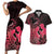 Alofa Samoa Valentine Red Couples Matching Short Sleeve Bodycon Dress and Hawaiian Shirt Love Is The Greatest Thing