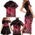 Alofa Samoa Valentine Red Family Matching Short Sleeve Bodycon Dress and Hawaiian Shirt Love Is The Greatest Thing