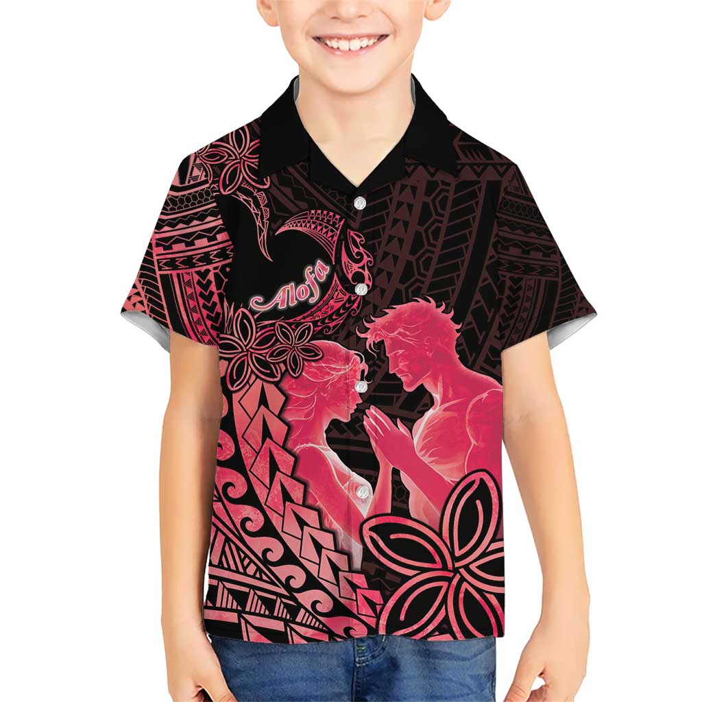 Alofa Samoa Valentine Red Kid Hawaiian Shirt Love Is The Greatest Thing