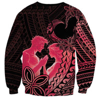 Alofa Samoa Valentine Red Sweatshirt Love Is The Greatest Thing
