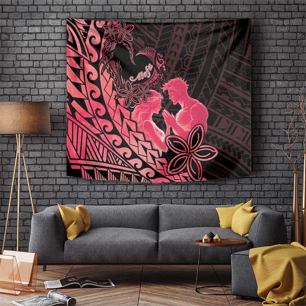 Alofa Samoa Valentine Red Tapestry Love Is The Greatest Thing