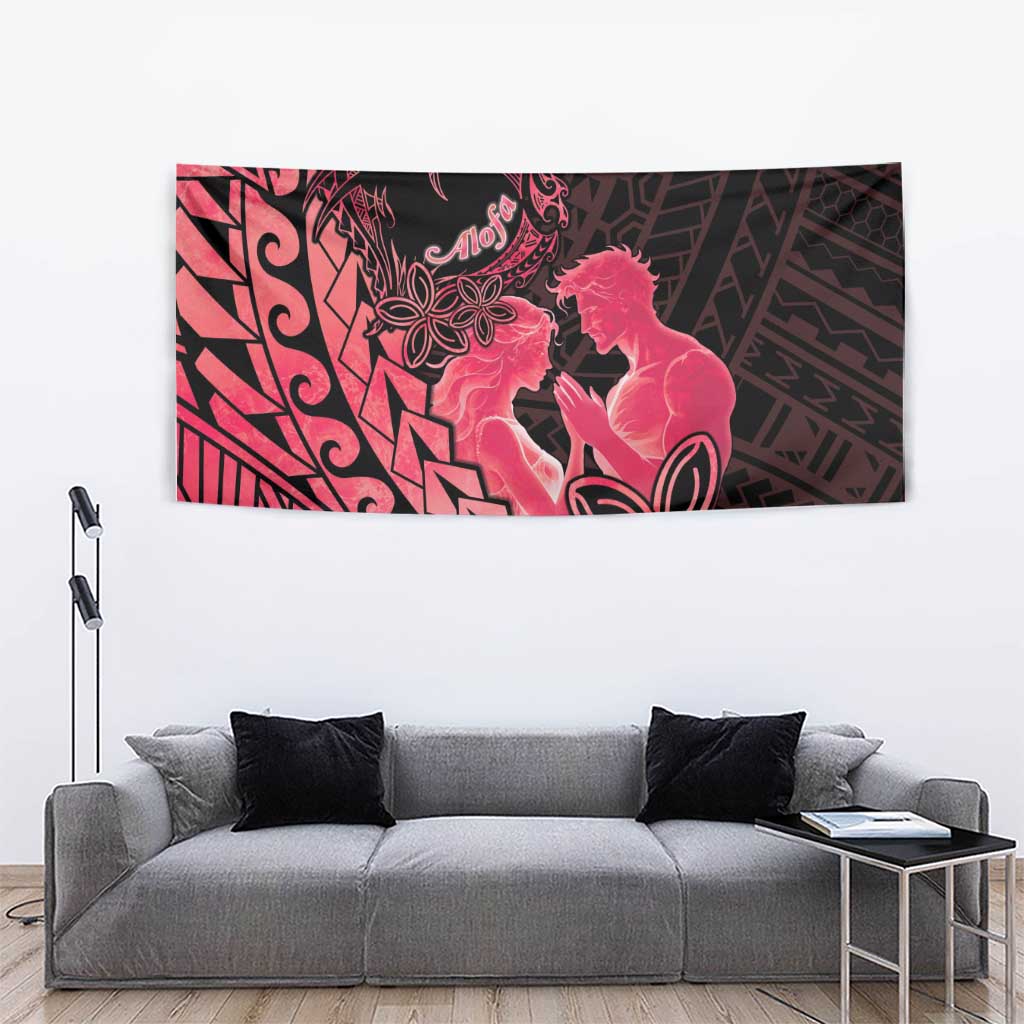 Alofa Samoa Valentine Red Tapestry Love Is The Greatest Thing