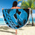 Alofa Samoa Valentine Blue Beach Blanket Love Is The Greatest Thing