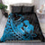 Alofa Samoa Valentine Blue Bedding Set Love Is The Greatest Thing