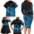 Alofa Samoa Valentine Blue Family Matching Long Sleeve Bodycon Dress and Hawaiian Shirt Love Is The Greatest Thing