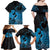 Alofa Samoa Valentine Blue Family Matching Off Shoulder Maxi Dress and Hawaiian Shirt Love Is The Greatest Thing