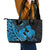 Alofa Samoa Valentine Blue Leather Tote Bag Love Is The Greatest Thing