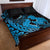 Alofa Samoa Valentine Blue Quilt Bed Set Love Is The Greatest Thing