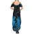 Alofa Samoa Valentine Blue Summer Maxi Dress Love Is The Greatest Thing