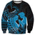 Alofa Samoa Valentine Blue Sweatshirt Love Is The Greatest Thing