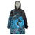 Alofa Samoa Valentine Blue Wearable Blanket Hoodie Love Is The Greatest Thing