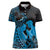 Alofa Samoa Valentine Blue Women Polo Shirt Love Is The Greatest Thing