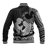 Alofa Samoa Valentine Black Baseball Jacket Love Is The Greatest Thing
