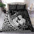 Alofa Samoa Valentine Black Bedding Set Love Is The Greatest Thing