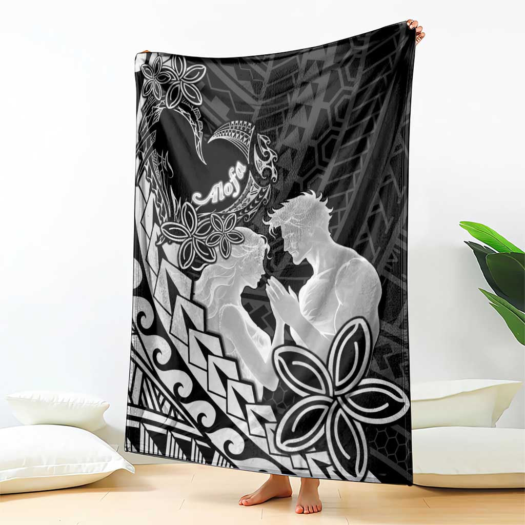 Alofa Samoa Valentine Black Blanket Love Is The Greatest Thing