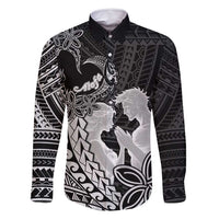 Alofa Samoa Valentine Black Family Matching Mermaid Dress and Hawaiian Shirt Love Is The Greatest Thing