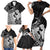 Alofa Samoa Valentine Black Family Matching Short Sleeve Bodycon Dress and Hawaiian Shirt Love Is The Greatest Thing