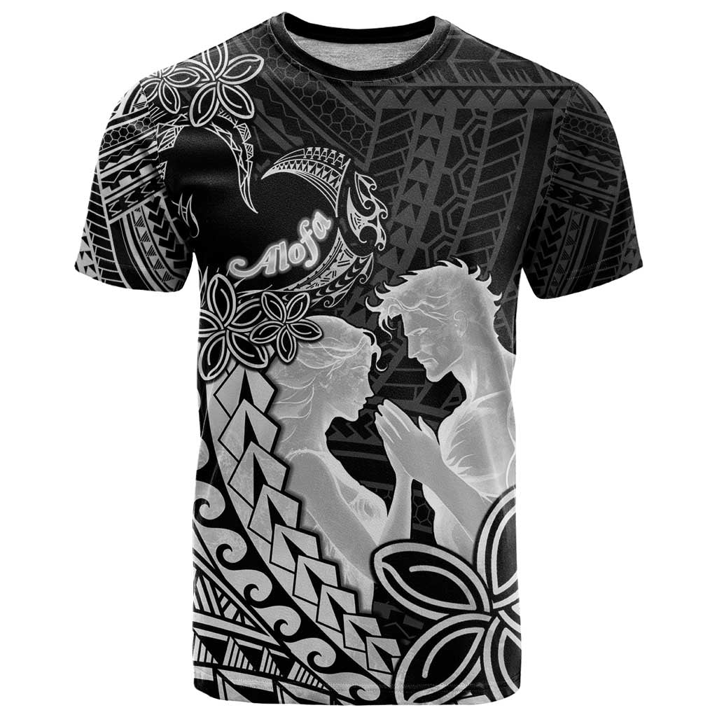 Alofa Samoa Valentine Black T Shirt Love Is The Greatest Thing