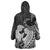 Alofa Samoa Valentine Black Wearable Blanket Hoodie Love Is The Greatest Thing